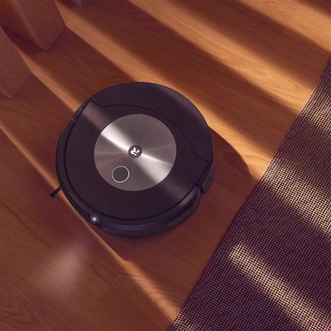 iRobot Roomba Combo j7+ aspirapolvere robot Senza sacchetto Nero, Acciaio inossidabile