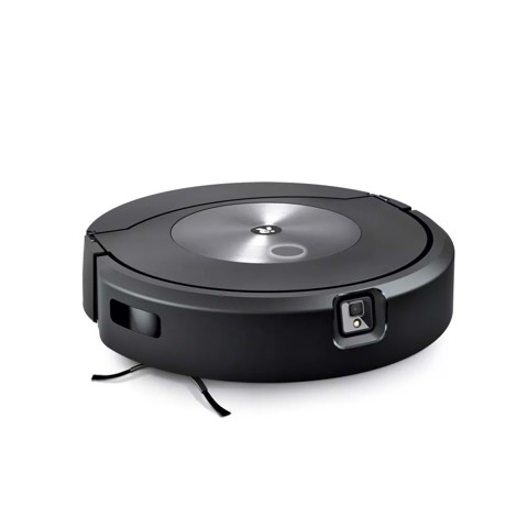 iRobot Roomba Combo j7+ aspirapolvere robot Senza sacchetto Nero, Acciaio inossidabile