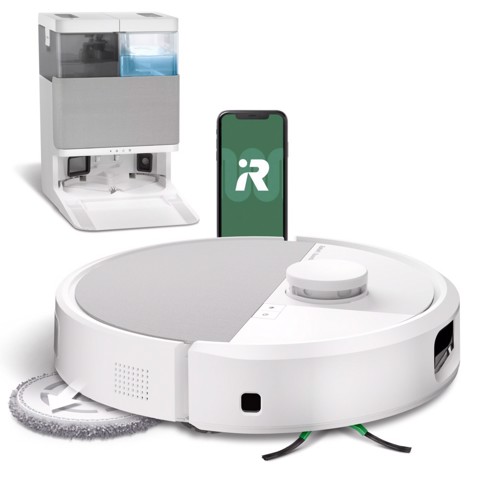 iRobot Roomba Plus 505 Combo Robot + AutoWash Dock Bianco