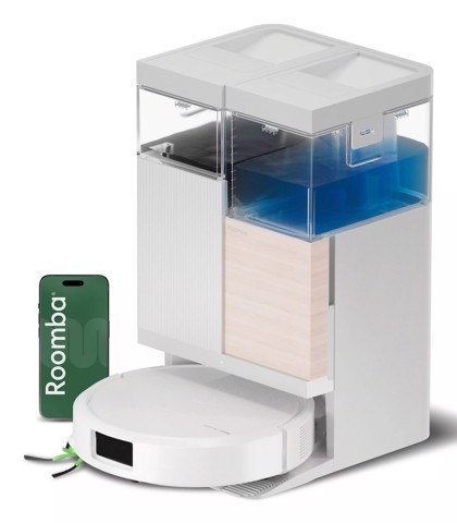 iRobot Roomba Plus 575 Combo Roboter + AutoWash Dock Bianco