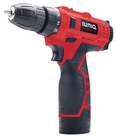 IUNIQ Kit Trapano Avvitatore A Batteria - Con Valigetta