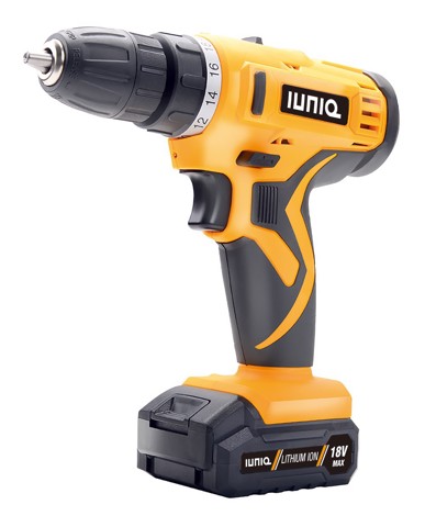 IUNIQ Kit Valigia Trapano Cacciavite a Batteria e 44 Accessori