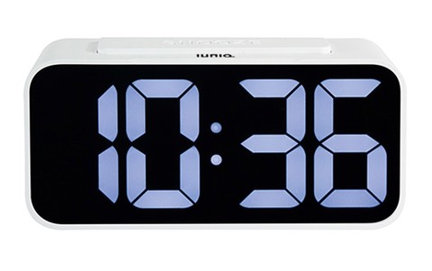 IUNIQ XDET785 Sveglia digitale Bianco