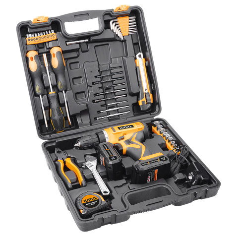 IUNIQ XDZW12K cacciavite elettrico e avvitatore a impulso 1350 Giri/min Nero, Arancione