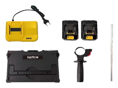 IUNIX XDVV38K kit combinati per elettroutensili Batteria