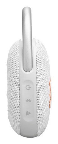 JBL Clip 5, Sistema audio portatile Waterproof e Dustproof con moschettone integrato, Bianco