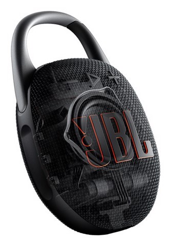 JBL Clip 5, Sistema audio portatile Waterproof e Dustproof con moschettone integrato, Bianco