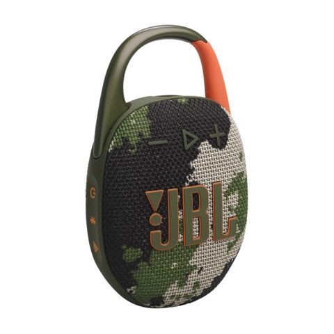 JBL Clip 5, Sistema audio portatile Waterproof e Dustproof con moschettone integrato, Militare