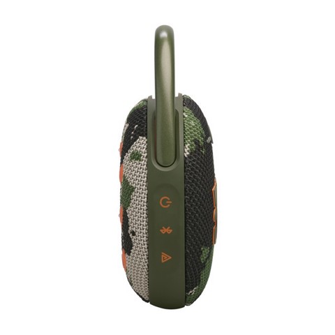 JBL Clip 5, Sistema audio portatile Waterproof e Dustproof con moschettone integrato, Militare