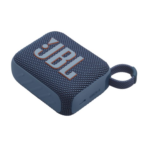 JBL Go 4, Sistema audio portatile waterproof e dustproof, Blu