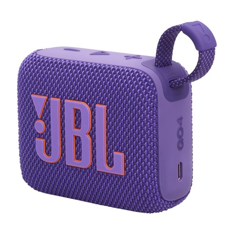 JBL Go 4, Sistema audio portatile waterproof e dustproof, Viola