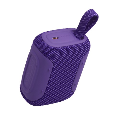 JBL GO 5 Speaker Bluetooth ultra‑portatile con potente Pro Sound e bassi incisivi, pairing AirTouch, design impermeabile, 10 ore di autonomia, Viola