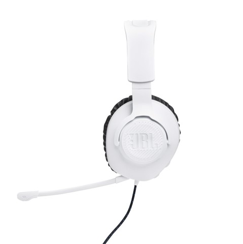 JBL Quantum 100P Auricolare Cablato A Padiglione Gaming Bianco