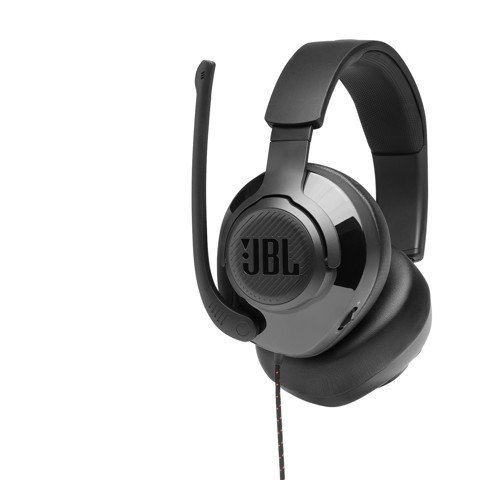 JBL Quantum 200 Cuffie Gaming Over-Ear con Filo, Nero