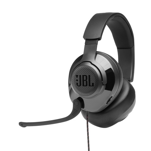 JBL Quantum 200 Cuffie Gaming Over-Ear con Filo, Nero