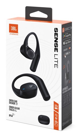 JBL Sense Lite Cuffie Open-Ear True Wireless con Archetto, colore Nero