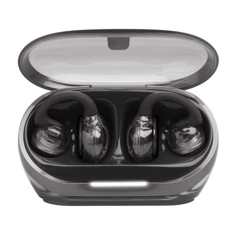 JBL Soundgear Clips Auricolare True Wireless Stereo (TWS) a clip con tecnologia Opensound, Nero
