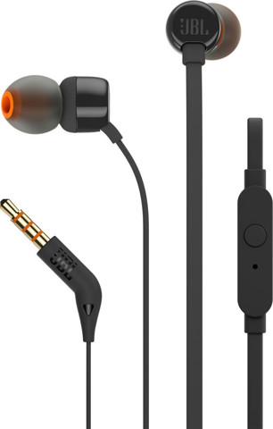 JBL T110 Cuffia Auricolare Connettore 3.5 mm Nero