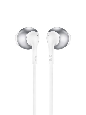 JBL Tune 205 Auricolare Cablato In-ear Chiamate/Musica/Sport/Tutti i giorni Cromo, Bianco