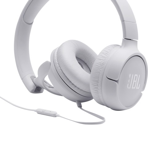 JBL Tune 500 Auricolare Cablato A Padiglione Musica e Chiamate Bianco