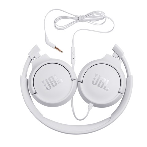 JBL Tune 500 Auricolare Cablato A Padiglione Musica e Chiamate Bianco