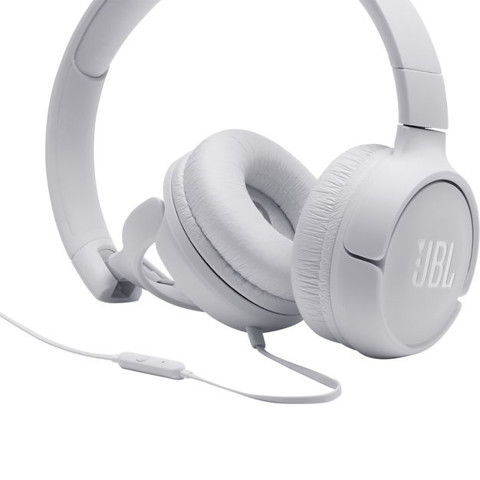 JBL Tune 500 Cuffia Padiglione auricolare Connettore 3.5 mm Bianco
