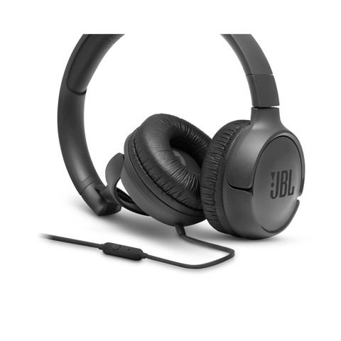 JBL Tune 500 Cuffie Sovraurali con Microfono e Comando Remoto ad 1 Pulsante, Nero