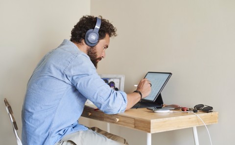 JBL Tune 760 NC, Cuffie Over-Ear Wireless Bluetooth con Cancellazione Attiva del Rumore, Nero