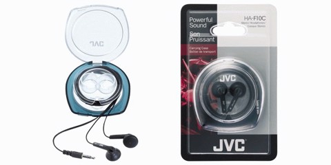 JVC Ear Bud Headphone Cuffie Cablato In-ear MUSICA Nero