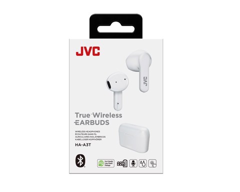 JVC HA-A3T Auricolare True Wireless Stereo (TWS) In-ear Musica e Chiamate Bluetooth Bianco
