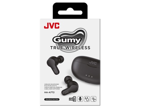 JVC HA-A7T2 Auricolare True Wireless Stereo (TWS) In-ear Musica e Chiamate Micro-USB Bluetooth Nero