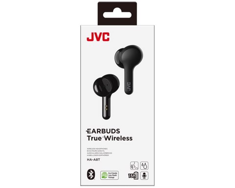 JVC HA-A8T-B Auricolare True Wireless Stereo (TWS) In-ear MUSICA Bluetooth Nero