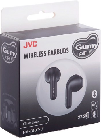 JVC HA-B10T Auricolari GUMY, Olive Black