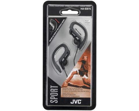 JVC HA-EB75-B-E Cuffie Aggancio Nero