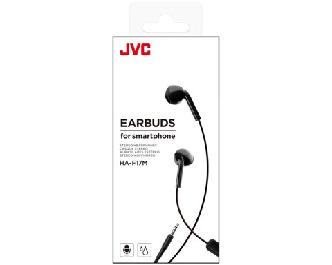 JVC HA-F17M Auricolare Cablato In-ear Musica e Chiamate Nero