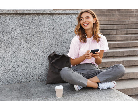 JVC HA-F17M Cuffia Auricolare Connettore 3.5 mm Bianco