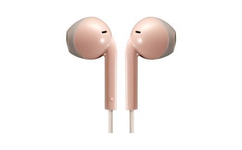 JVC HA-F19M-PT Auricolare Cablato In-ear Musica e Chiamate Grigio, Rosa
