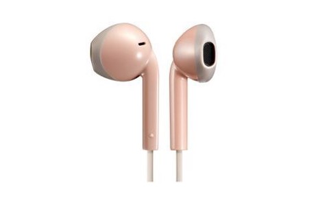 JVC HA-F19M-PT Auricolare Cablato In-ear Musica e Chiamate Grigio, Rosa
