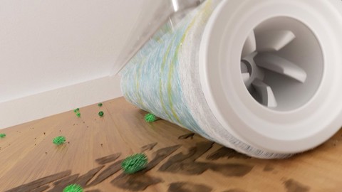 Kärcher 2.863-385.0 Mop a rullo Aspirapolvere portatile