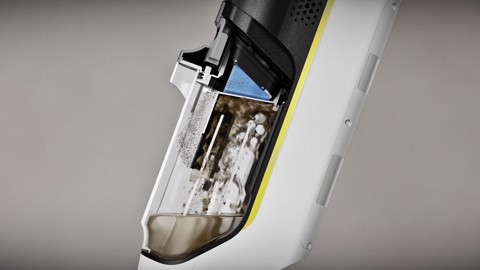 Kärcher FCV 2 Natural N Aspirapolvere 3-in-1 Batteria Secco e bagnato Senza sacchetto 160 W Bianco