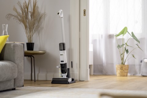 Kärcher FCV 2 Natural N Aspirapolvere 3-in-1 Batteria Secco e bagnato Senza sacchetto 160 W Bianco