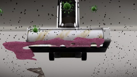 Kärcher FCV 4 Aspirapolvere 3-in-1 Batteria Secco e bagnato Senza sacchetto 180 W Nero, Bianco