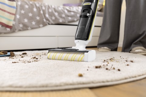 Kärcher FCV 4 Aspirapolvere 3-in-1 Batteria Secco e bagnato Senza sacchetto 180 W Nero, Bianco