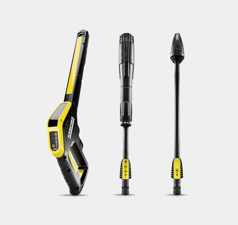 Kärcher K 4 Power Control Flex idropulitrice Verticale Elettrico 420 l/h Nero, Giallo