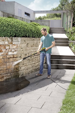 Kärcher K 4 POWER CONTROL idropulitrice Verticale Elettrico 420 l/h Nero, Giallo