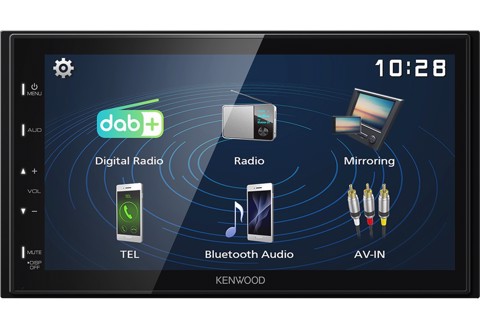Kenwood Electronics DMX129DAB Ricevitore multimediale per auto Nero 64 W Bluetooth