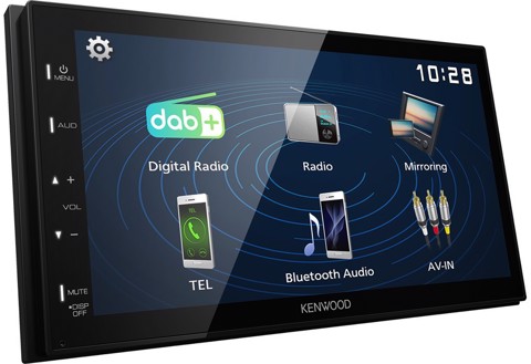Kenwood Electronics DMX129DAB Ricevitore multimediale per auto Nero 64 W Bluetooth