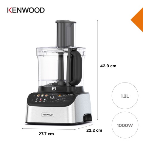Kenwood FDM73.850SS robot da cucina 1000 W 3 L Grigio Bilance incorporate