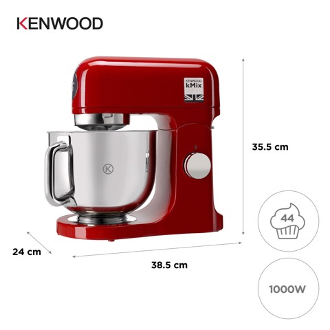 Kenwood kMix Planetaria KMX750AR 1000w Rossa