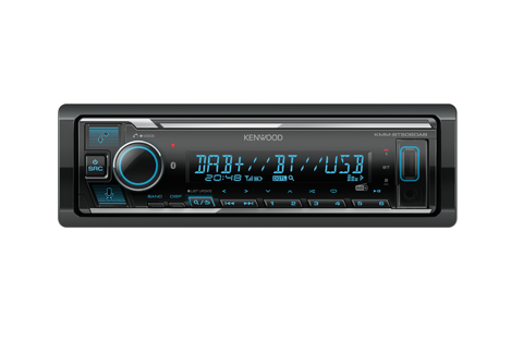 Kenwood KMM-BT506DAB  Autoradio Dab/Dab Plus con usb,Bluetooth, remote app  Nero 50 W 